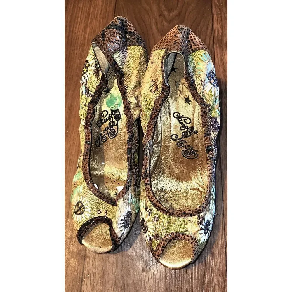 Naughty Monkey Wedge Heels